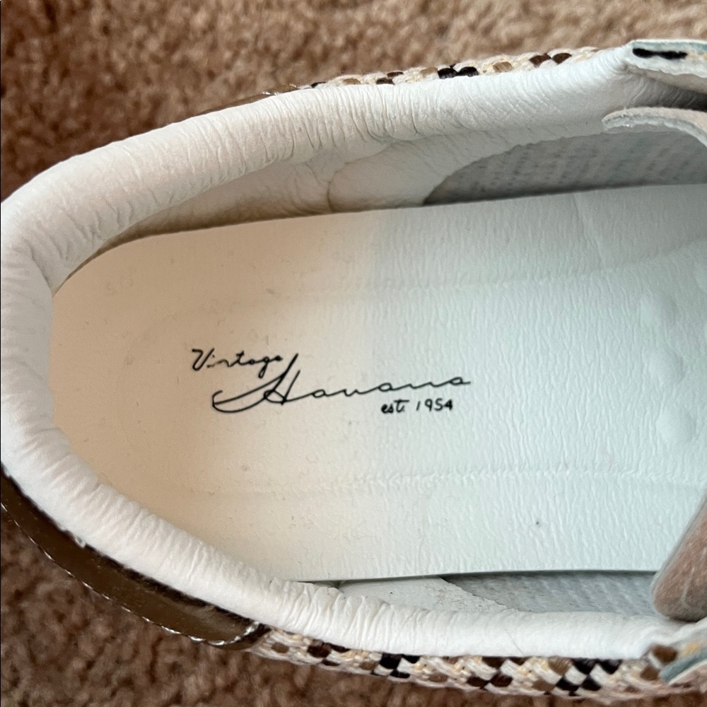 NIB Vintage Havana Carla Tweed Sneakers - Picture 7 of 10